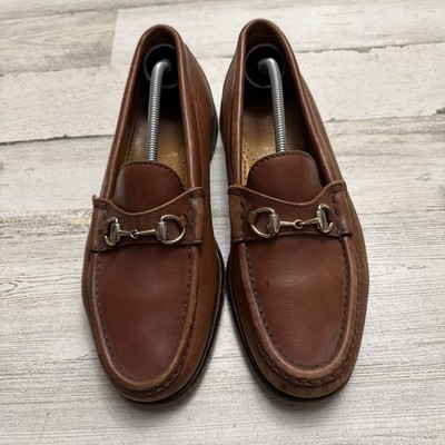 Alden H465 Cognac Calfskin Horse Bit Loafer