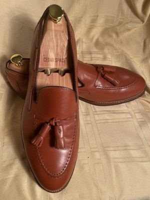 Alden 00021 Burnished Tan Calfskin Tassel Loafer