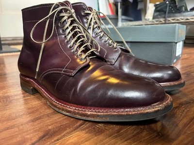 Alden D5825C Color 8 Shell Cordovan Plain Toe Boot