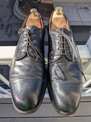 Alden 2837 Black Calfskin Straight Tip Blucher