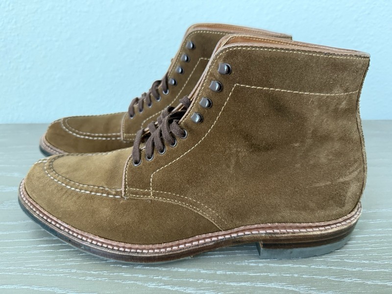 Alden D8913HC Snuff Suede NST Tanker Boot | Alden Model Project