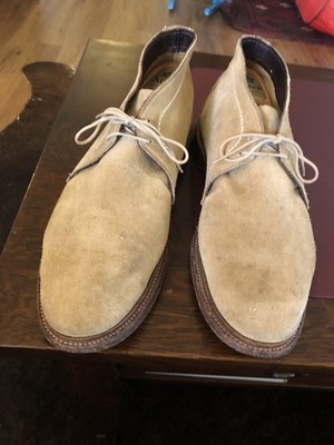 Alden 1494 Tan Suede Chukka