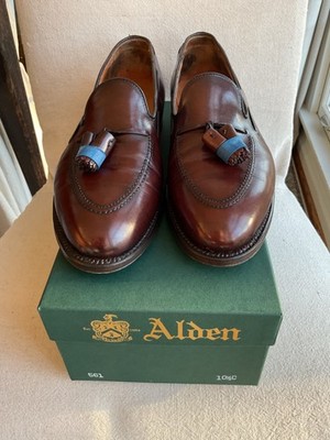 Alden 561 Dark Brown Calfskin Tassel Loafer