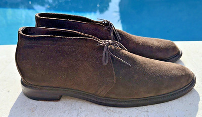 Alden 1492 Dark Brown Suede Chukka