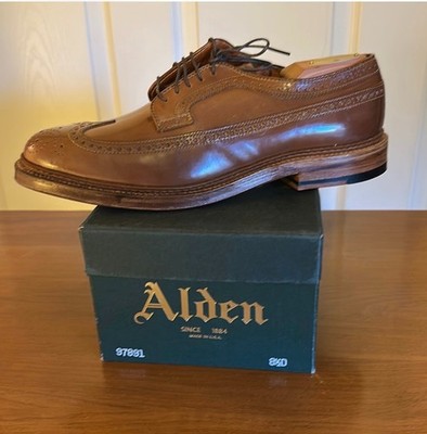 Alden 97891 Whiskey Shell Cordovan Long Wing Blucher