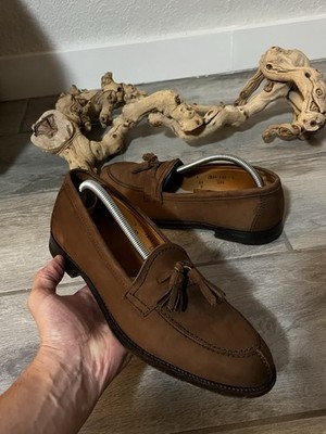 Alden 606 Brown Nubuck Tassel Loafer