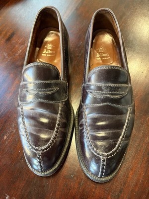 Alden 1030 Color 8 Shell Cordovan Norwegian Split Toe Loafer