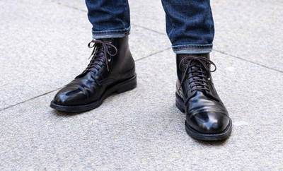 Alden 4065 Black Shell Cordovan Cap Toe Boot