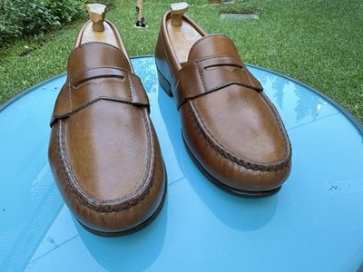 Alden H495 Cognac Calfskin Full Strap Loafer