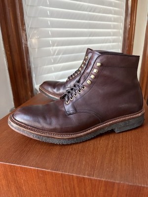 Alden 4513H Dark Brown Pegasus Calf Plain Toe Boot