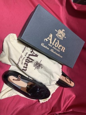 Alden 551 Black Calfskin Tassel Loafer