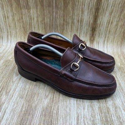 Alden H466 Dark Brown Calfskin Horse Bit Loafer