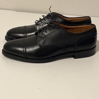 Alden 01141 Black Calfskin Medallion Tip Blucher