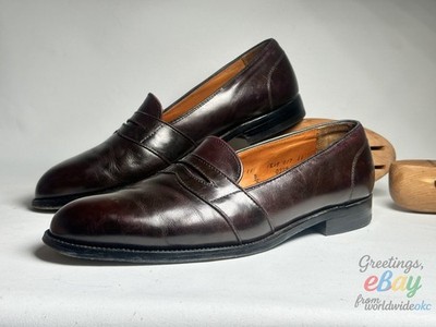 Alden 0329 Color 8 Shell Cordovan Full Strap Loafer