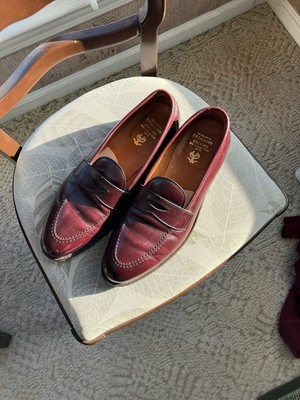Alden 762 Color 8 Shell Cordovan Full Strap Loafer