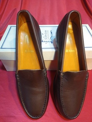 Alden H456 Dark Brown Calfskin Venetian Loafer