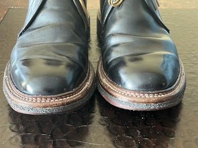 Alden 1247 Black Calfskin Chukka