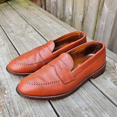 Alden 00066 Burnished Tan Calfskin LHS / Penny Loafer