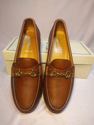 Alden H465 Cognac Calfskin Horse Bit Loafer