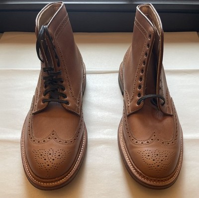 Alden 44625 Natural Chromexcel Wing Tip Boot