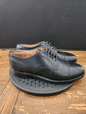 Alden 0971 Black Calfskin Straight Tip Blucher