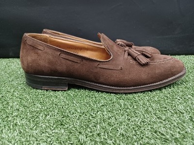 Alden 666 Mocha Kid Suede Tassel Loafer