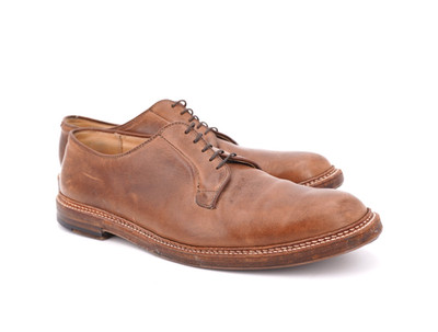 Alden 9501 Natural Chromexcel Plain Toe Blucher