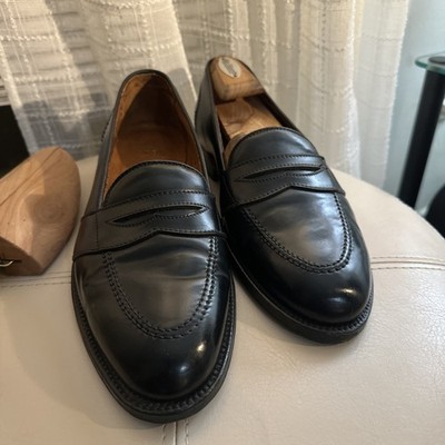 Alden 34364 Black Shell Cordovan Full Strap Loafer