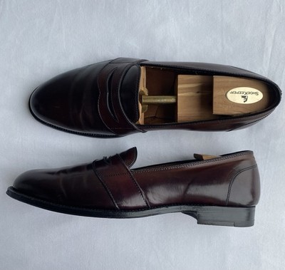 Alden 0329 Color 8 Shell Cordovan Full Strap Loafer