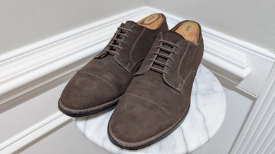Alden 00064 Brown Suede Straight Tip Blucher