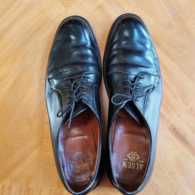 Alden 952 Black Alpine Grain Plain Toe Blucher