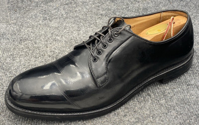Alden 00069 Black Calfskin Plain Toe Blucher