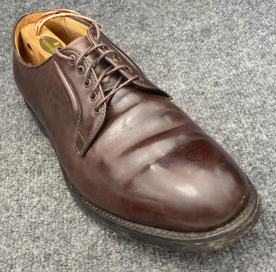 Alden 00070 Brown Calfskin Plain Toe Blucher