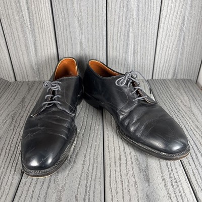 Alden 2817 Black Calfskin Nassau Plain Toe Blucher