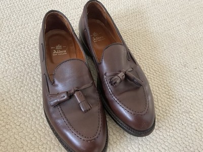 Alden 561 Dark Brown Calfskin Tassel Loafer