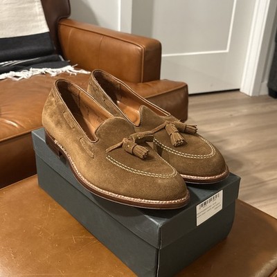 Alden 3403 Snuff Kid Suede Tassel Loafer