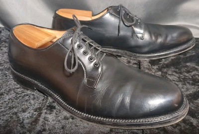 Alden 00069 Black Calfskin Plain Toe Blucher