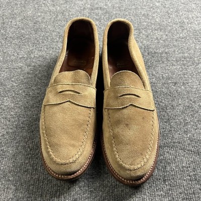 Alden 6244F Tan Suede LHS / Penny Loafer