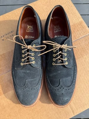 Alden 97676 Navy Suede Long Wing Blucher