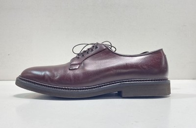 Alden 9441 Burgundy Calfskin Plain Toe Blucher