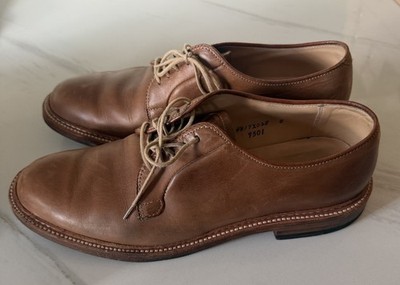 Alden 9501 Natural Chromexcel Plain Toe Blucher