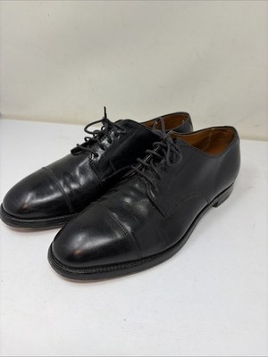 Alden 5803 Black Calfskin Straight Tip Blucher