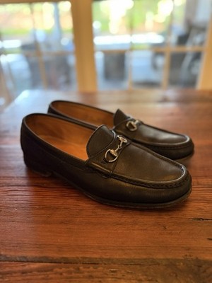 Alden H467 Black Calfskin Horse Bit Loafer