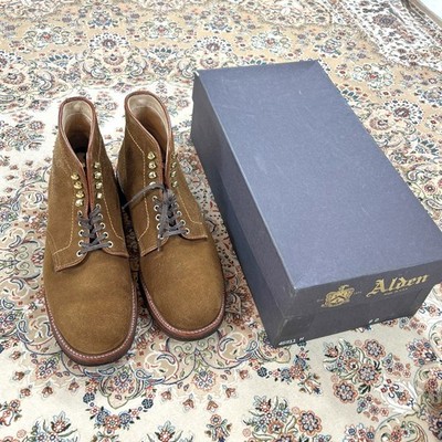 Alden 46054H Snuff Suede Plain Toe Boot
