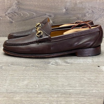 Alden H466 Dark Brown Calfskin Horse Bit Loafer