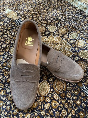 Alden 6224L Dark Brown Suede LHS / Penny Loafer