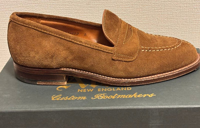 Alden D8203F Snuff Suede Norwegian Split Toe Loafer