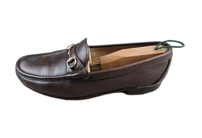Alden H466 Dark Brown Calfskin Horse Bit Loafer