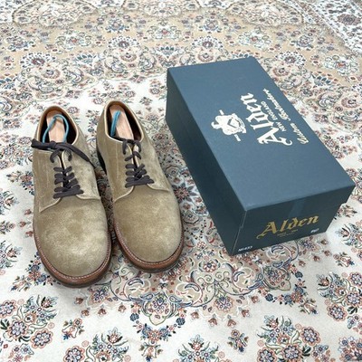 Alden N6433 Tan Suede Plain Toe Dover