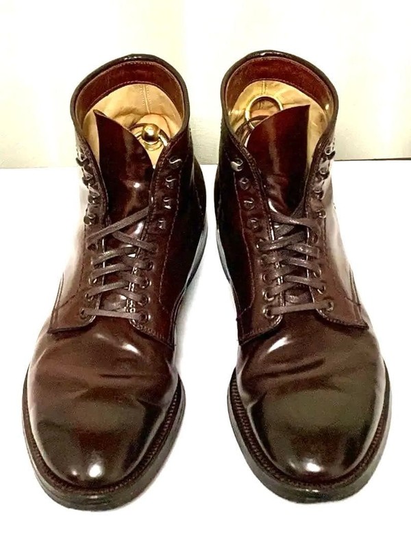 Alden 4561H Color 8 Shell Cordovan Plain Toe Boot | Alden Model